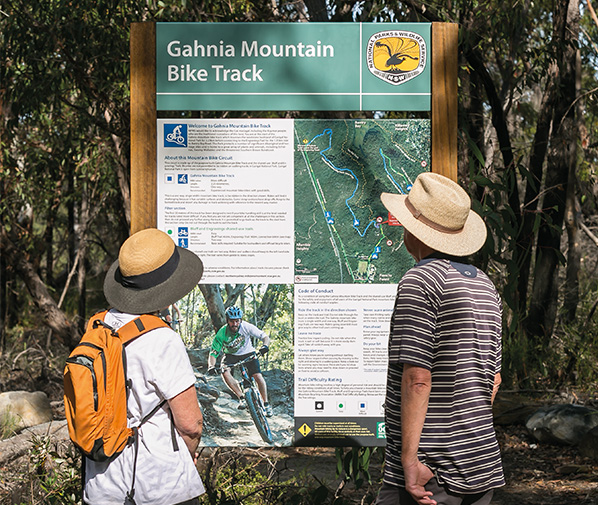 The Falls Estate - Gahnia mountain bike track